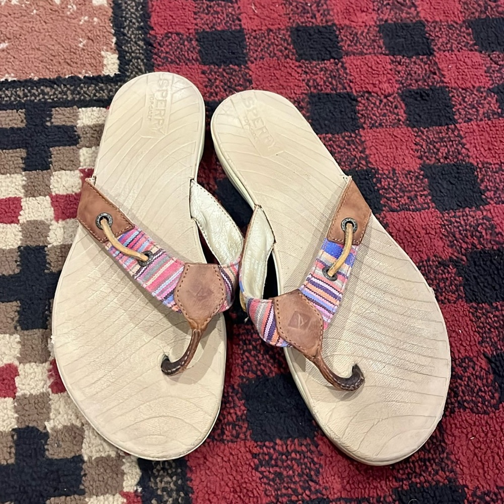Womens Sperry top sider flip flop